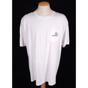 Noah NYC Signature Pocket Tee Size XXL Mens White T-Shirt